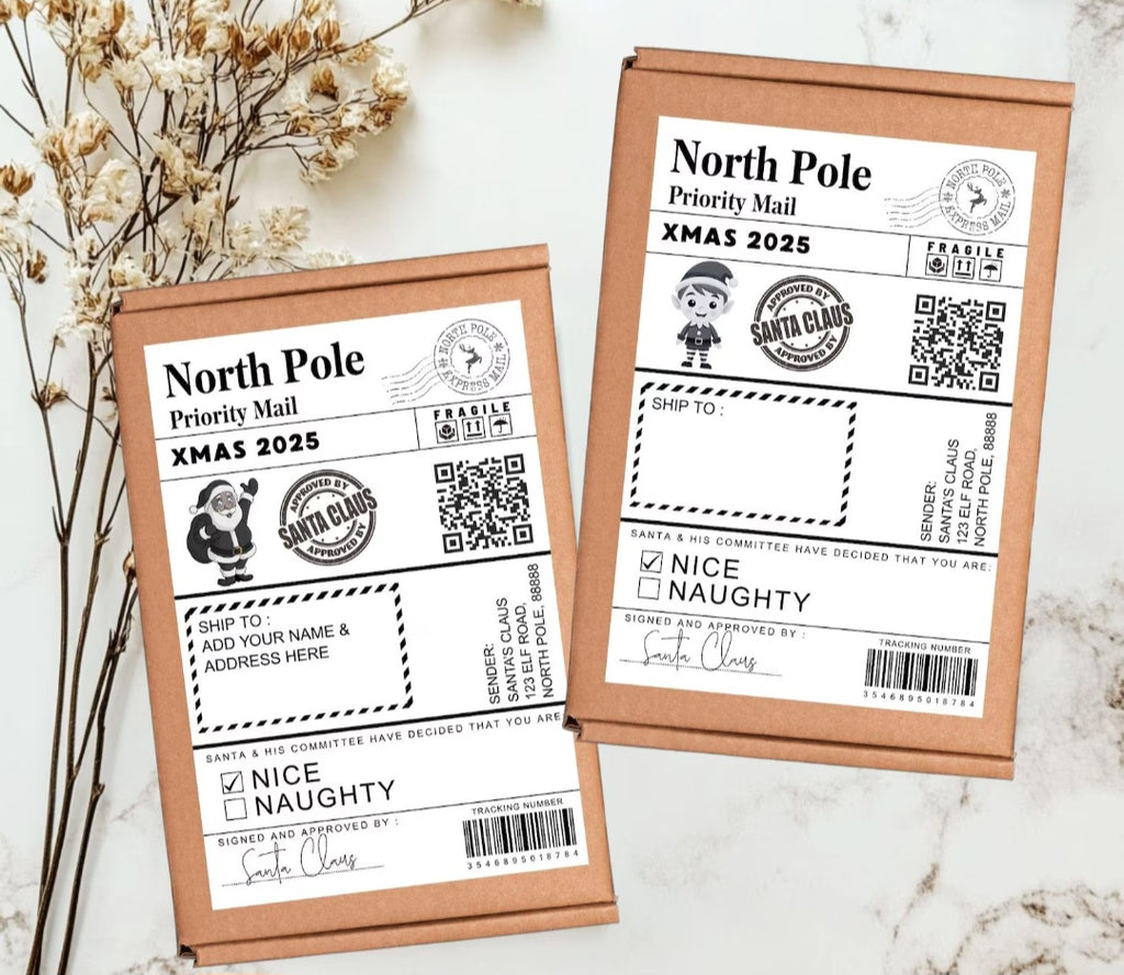 From Santa Christmas Labels