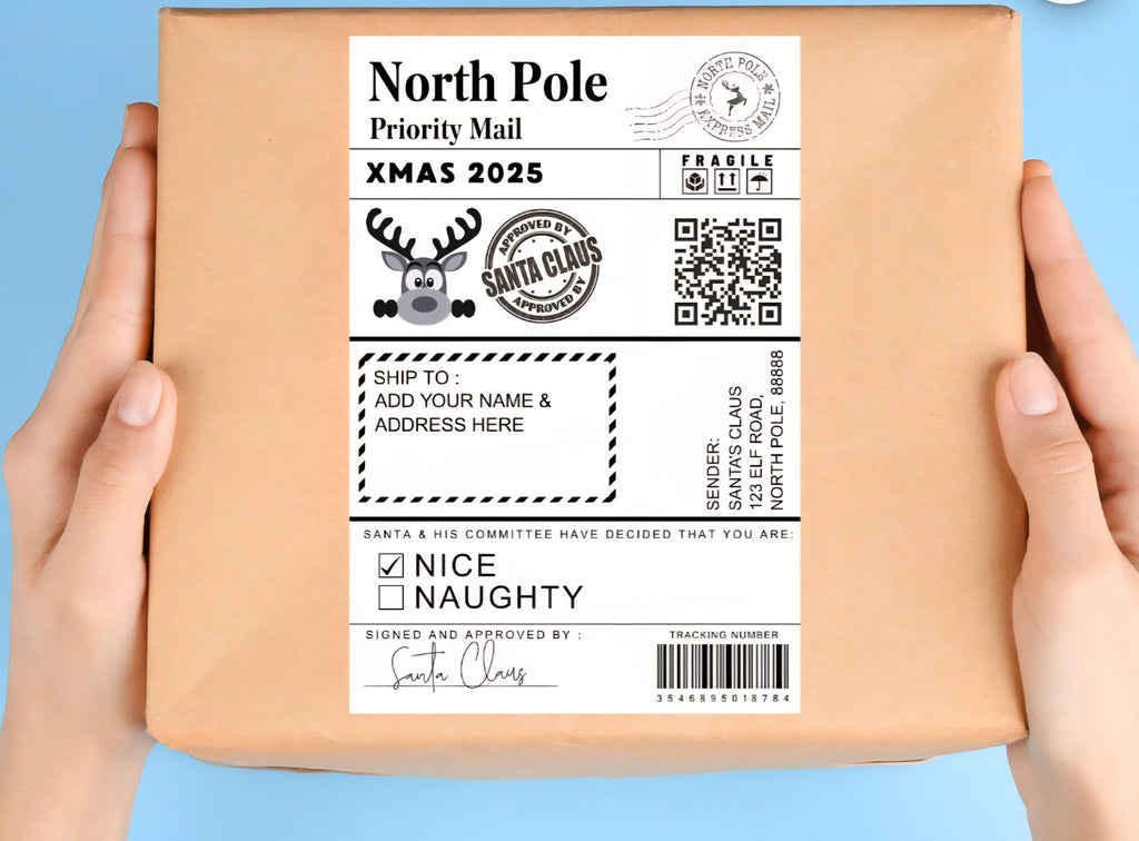 From Santa Christmas Labels